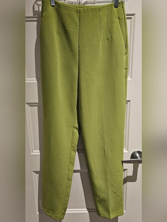 Dynamite Pants - Dynamite Olive Green High-Rise Tapered Pants